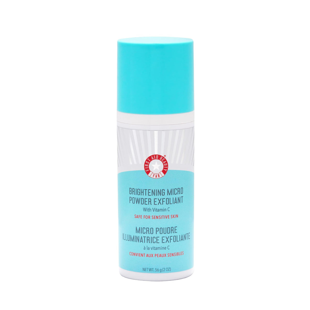 First Aid Beauty Micro Powder Exfoliant front view with packaging