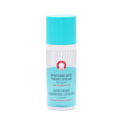 First Aid Beauty Micro Powder Exfoliant front view with packaging