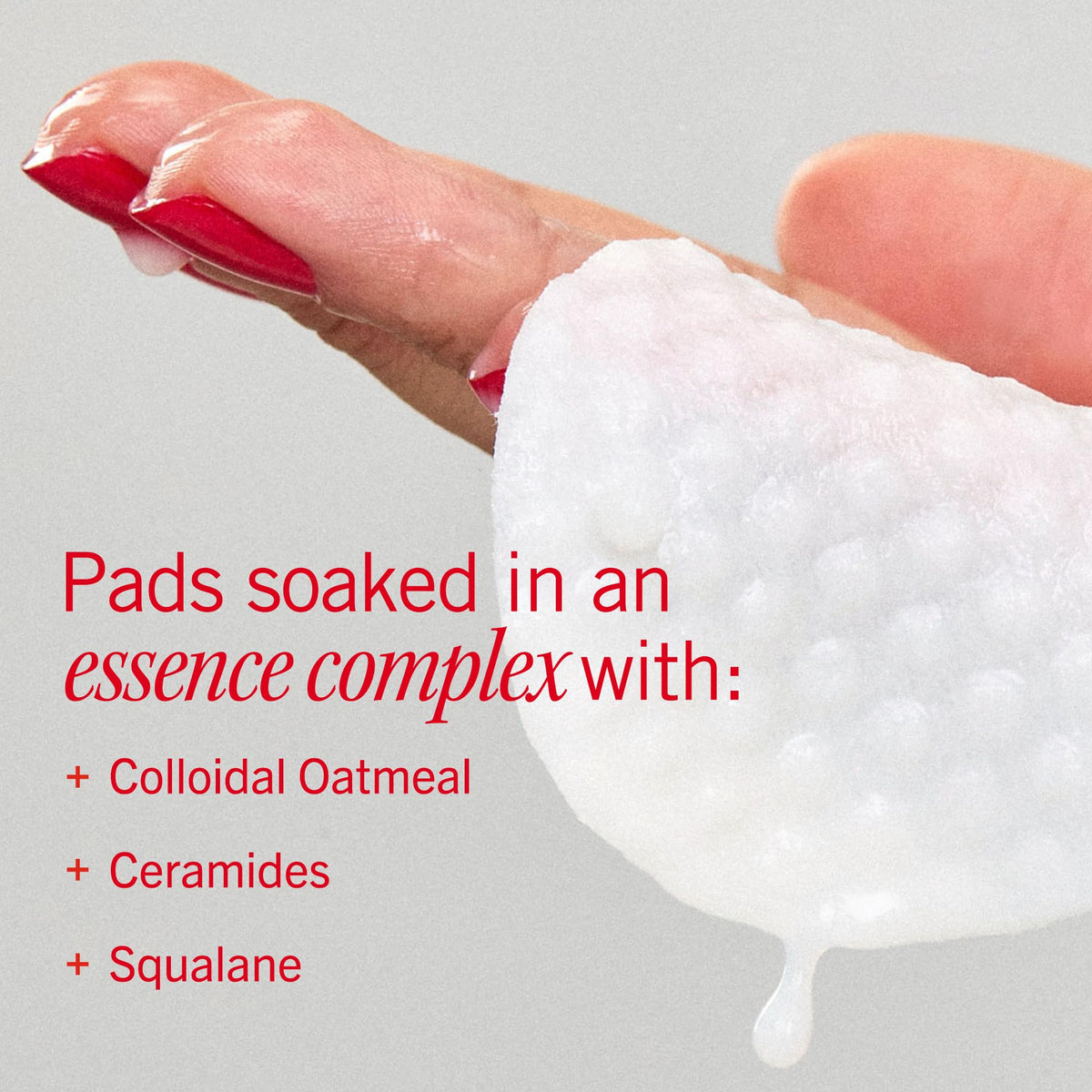 First Aid Beauty Ultra Repair Hydrating Pillow Pads displayed with skincare products
