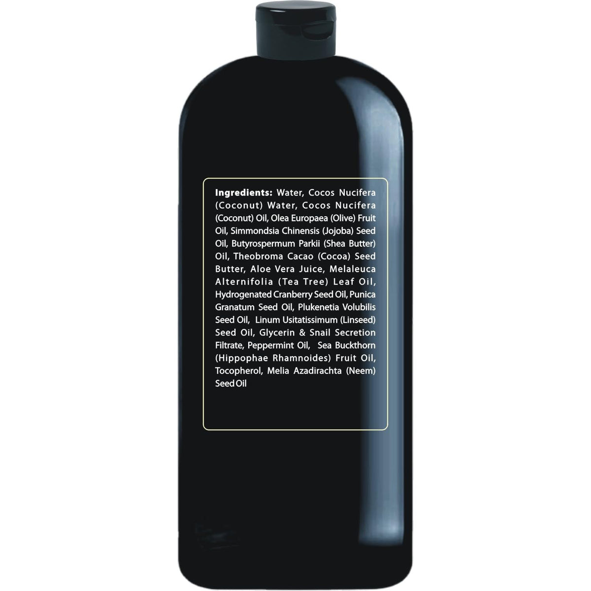 First Botany Body Wash 16 fl oz back label showing ingredients