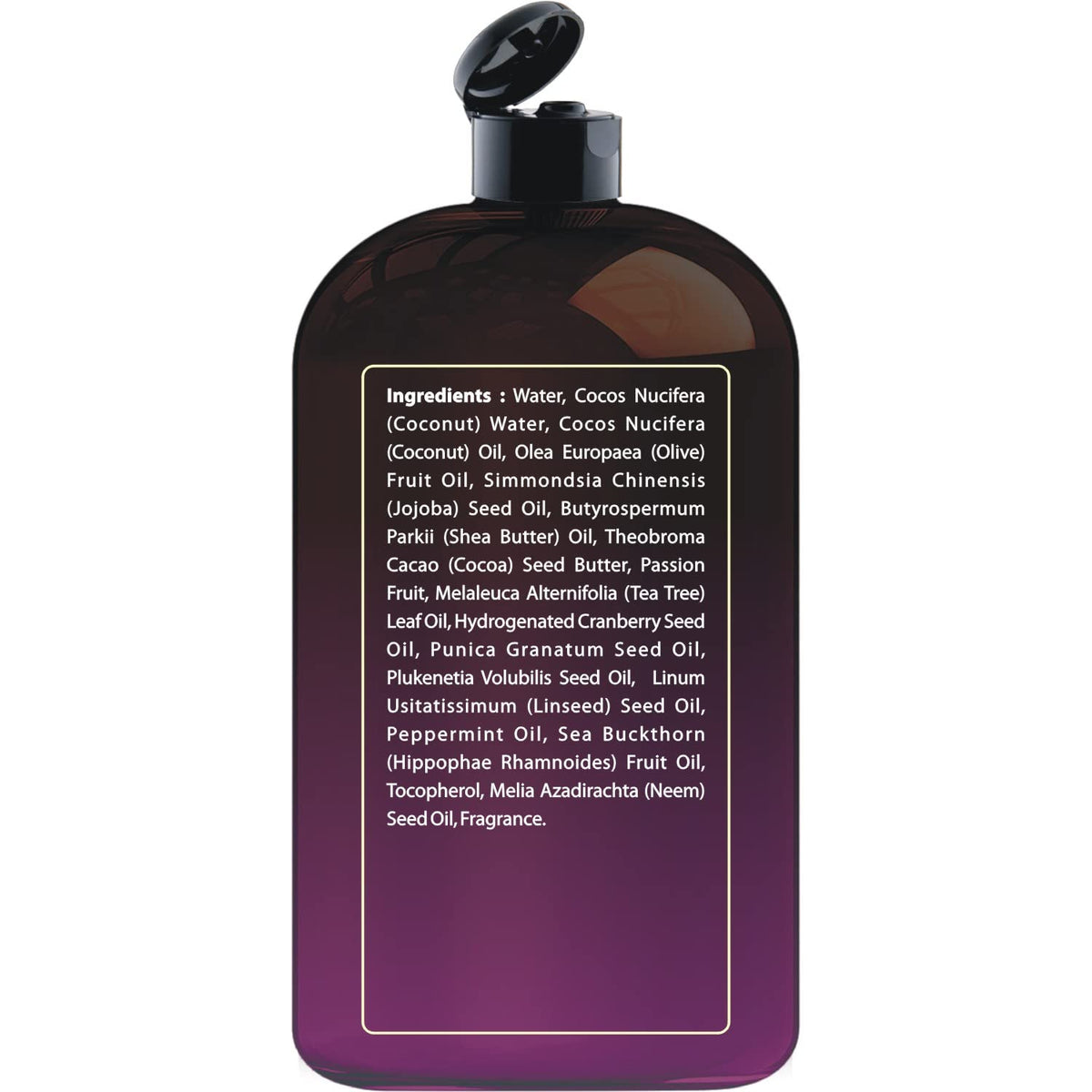 First Botany Body Wash 16 fl oz Passion Fruit back view