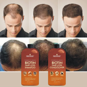 First Botany Hair Growth Shampoo Conditioner Set in use