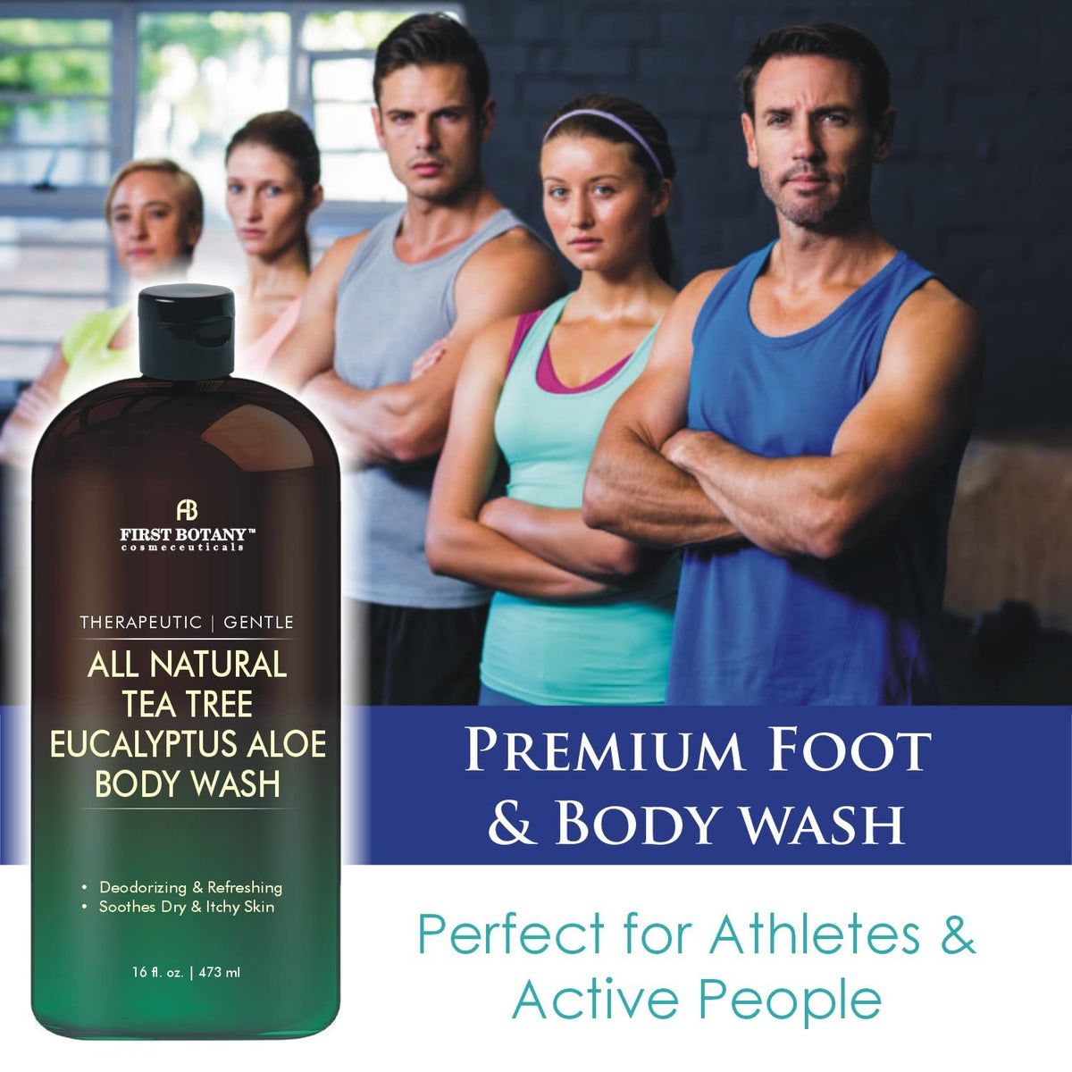 First Botany Tea Tree Eucalyptus Body Wash label details