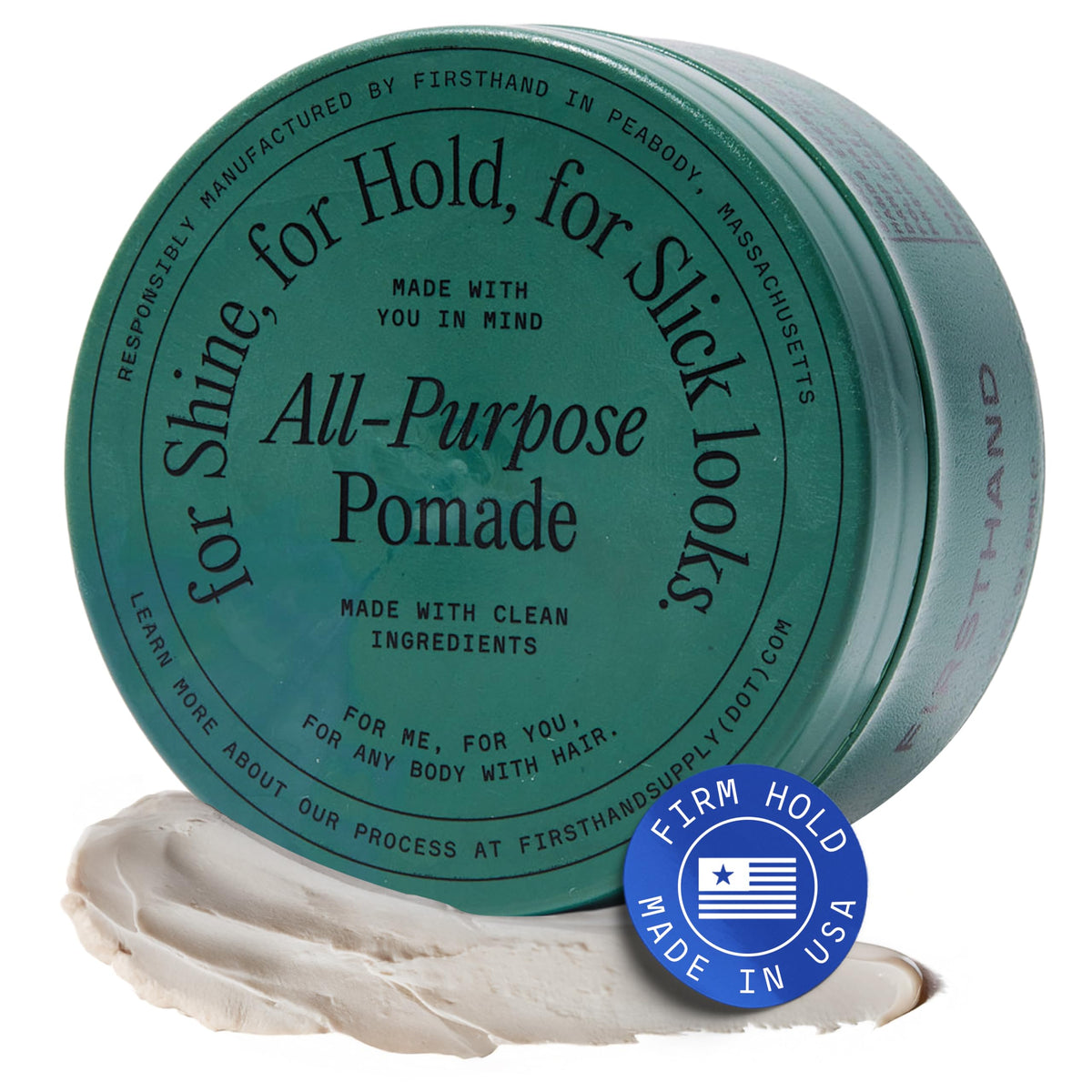 Firsthand All-Purpose Hair Pomade 3oz front view
