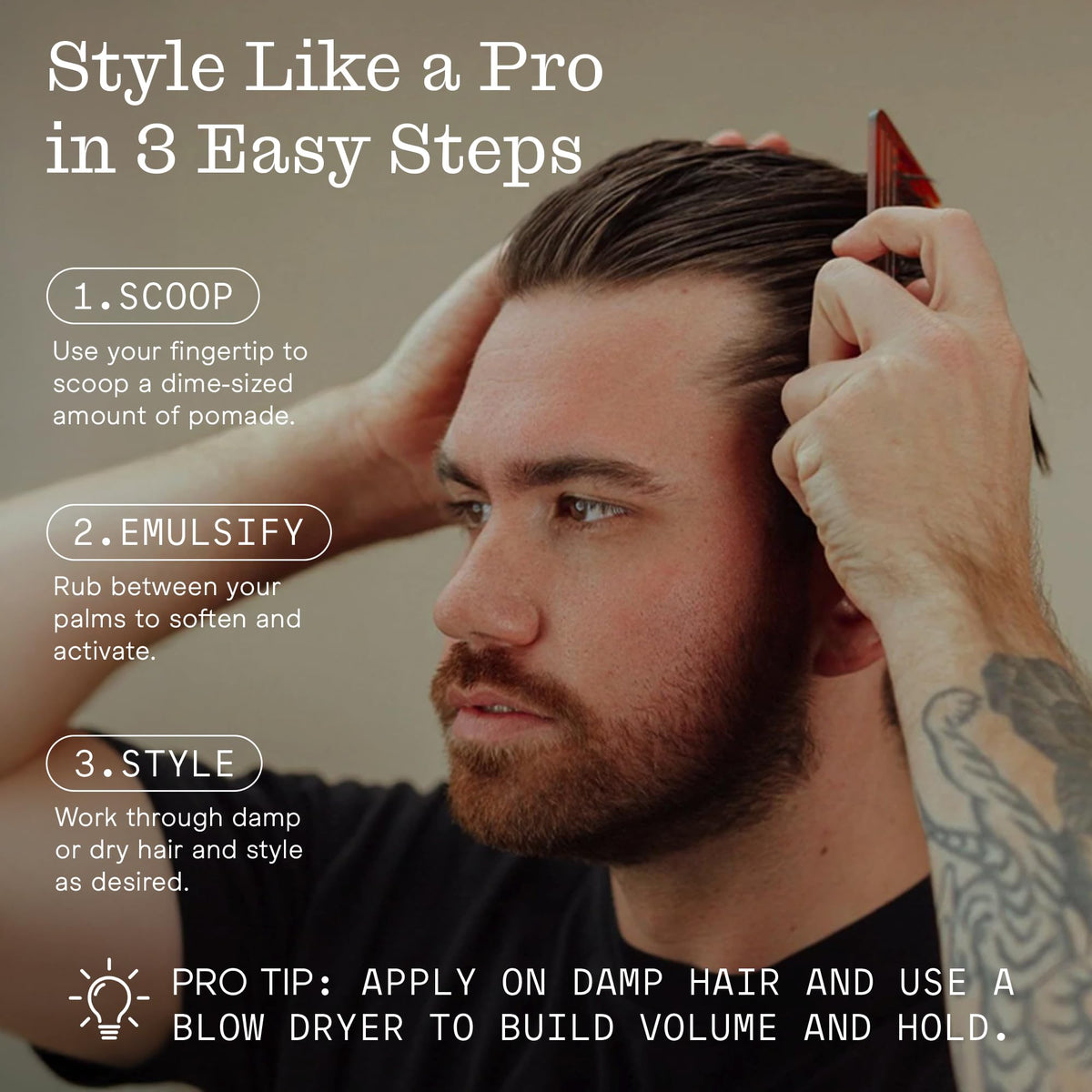 Firsthand Hair Clay Pomade ingredients list