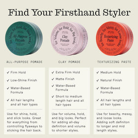 Firsthand Hair Clay Pomade on grooming table