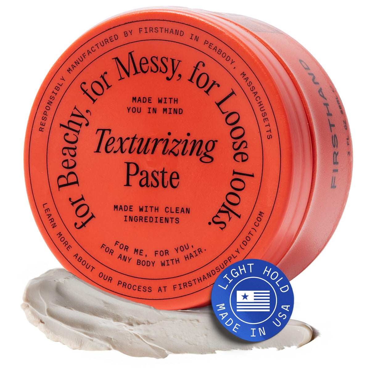 Firsthand Texturizing Paste 3oz front view with packaging
