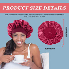 FIRSTPELLA black silk bonnet front view