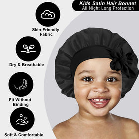 FIRSTPELLA Kids Silk Bonnets package overview