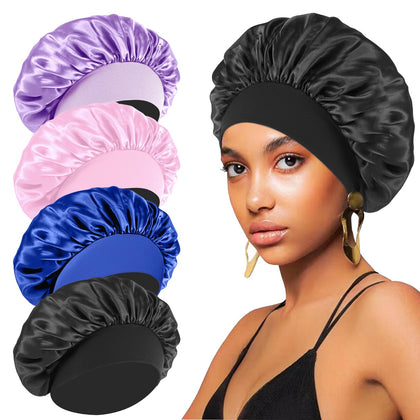 FIRSTPELLA silk bonnet in black colour front view
