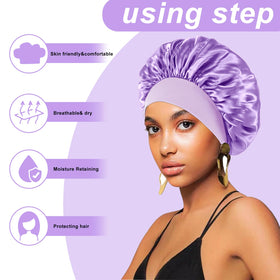 FIRSTPELLA silk bonnet in pink colour front view