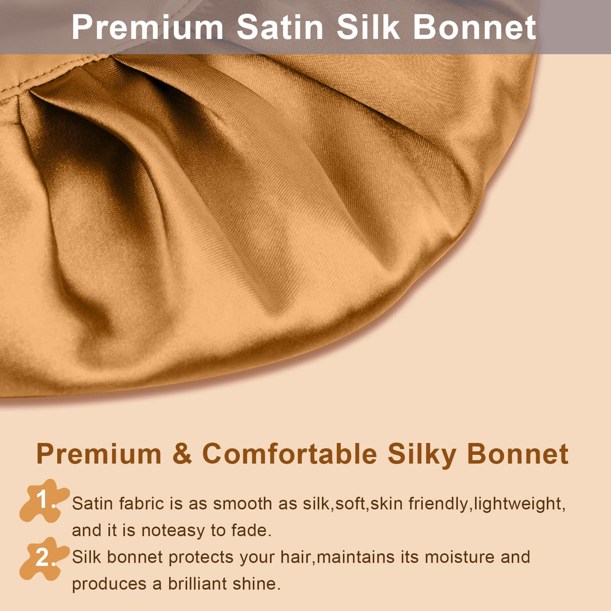 FIRSTPELLA Silk Hair Bonnet in a stylish bedroom setting