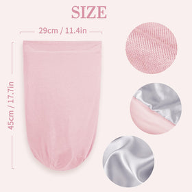 Fittia Long Satin Bonnet in a lifestyle setting