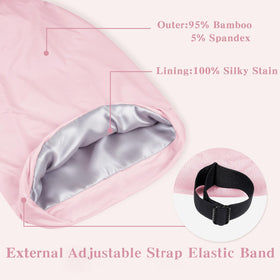 Fittia Long Satin Bonnet packaging with product details