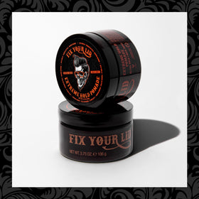 Fix Your Lid Extreme Hold Hair Pomade texture close-up