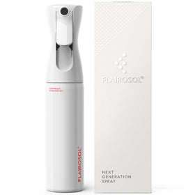 FLAIROSOL Continuous Mister Spray Bottle front view in White/Coral
