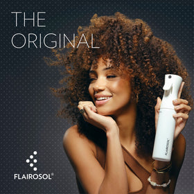 FLAIROSOL Continuous Mister Spray Bottle side view showing ergonomic grip