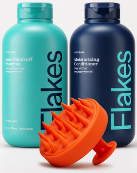 Flakes Anti Dandruff Shampoo front view 9 fl oz bottle