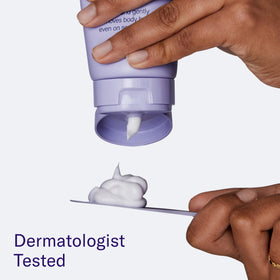 Flamingo Body Hair Removal Cream application on skin
