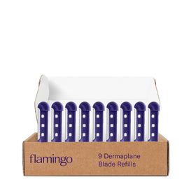 Flamingo Dermaplane Blades Refills pack front view