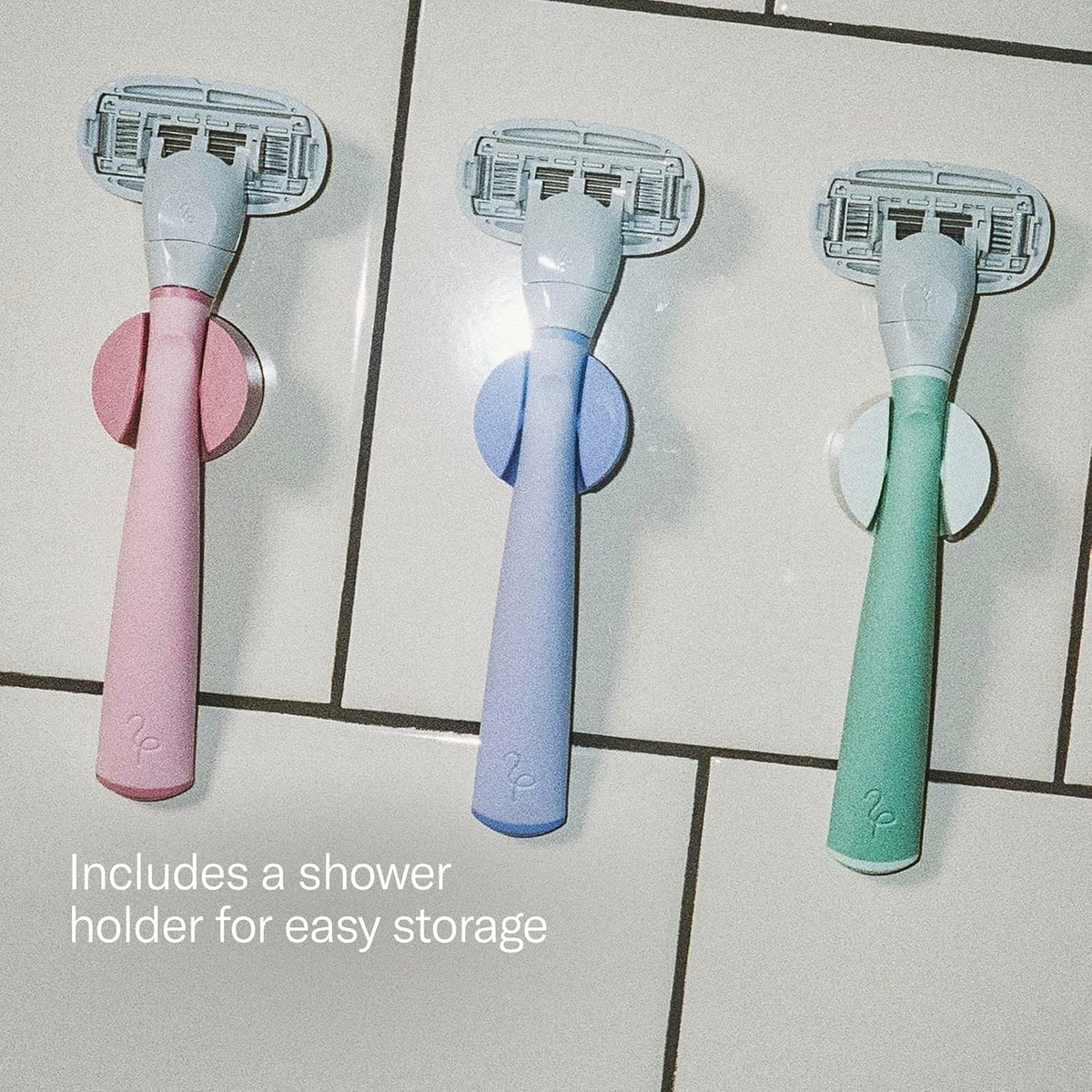 Flamingo razor with 360° comfort system detail