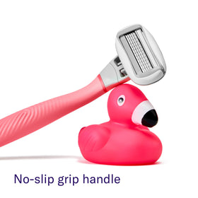 Flamingo shaving kit packaging front view