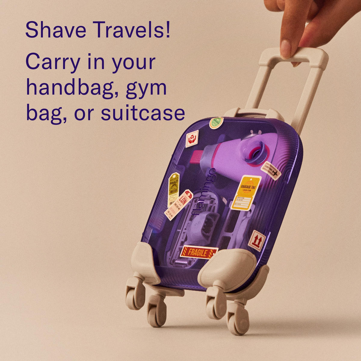 Flamingo Travel Razor Kit packaging