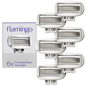 Flamingo Women's Razor Blade Refill Cartridges 6 Count packaging front view
