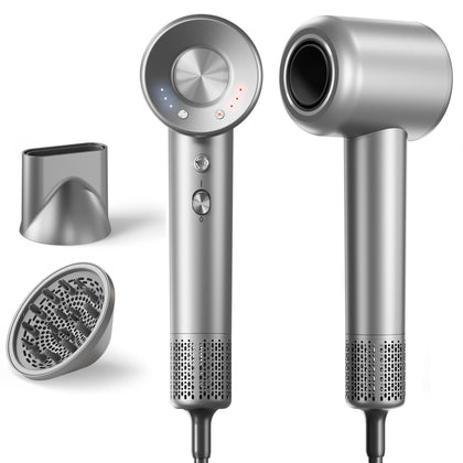 Flashbase Hair Dryer front view with magnetic diffuser