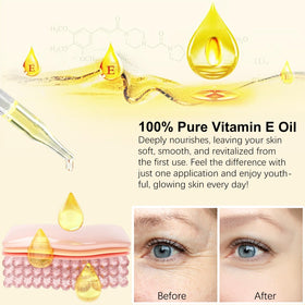 flasture Vitamin E Oil application on skin