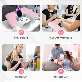 Flat storage of Quaferen Manicure Arm Rest with legs detached