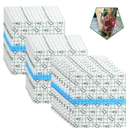 Flatoedu 50 pieces 6x6 inch waterproof adhesive bandages front view