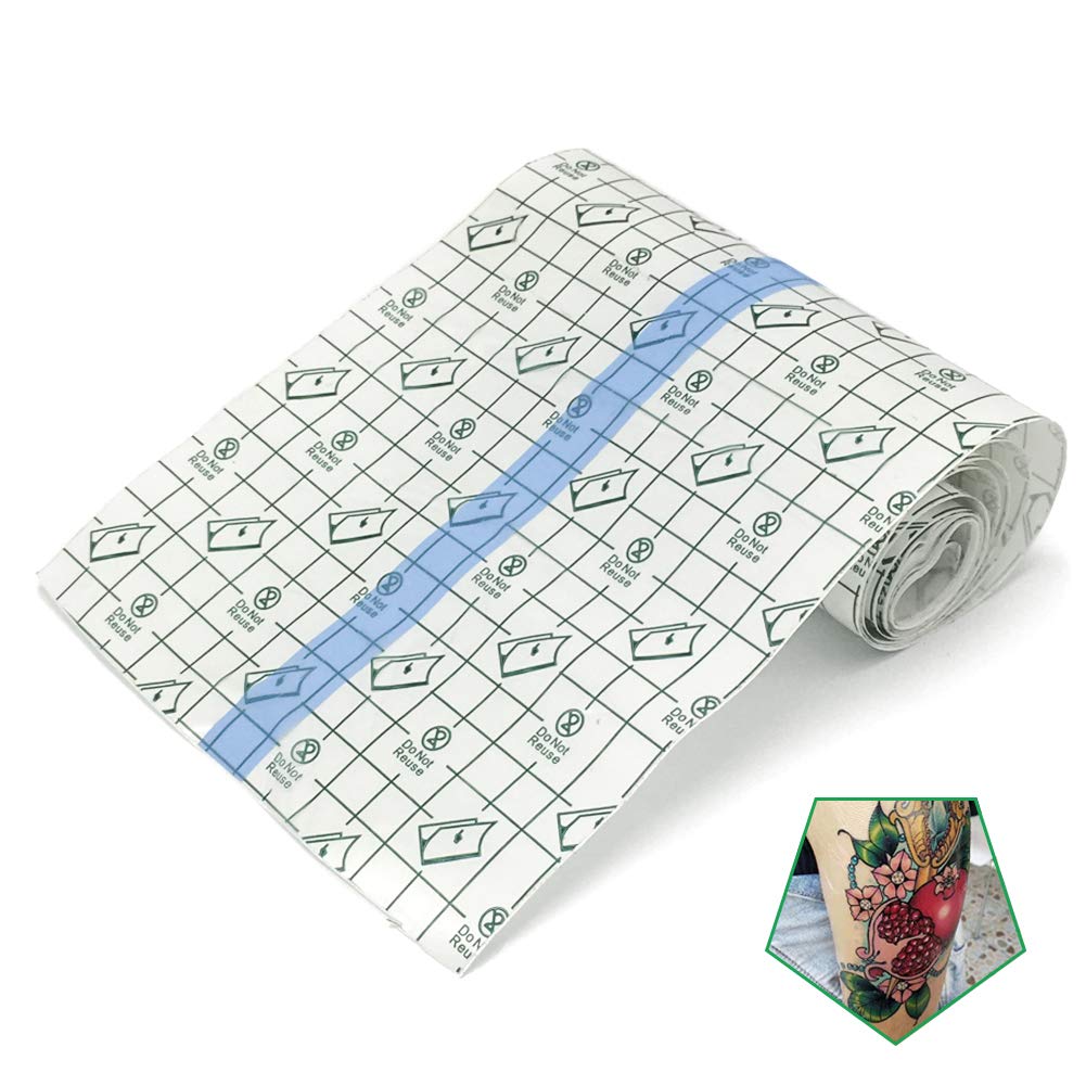 Flatoedu Tattoo Aftercare Bandage Roll 6" x 2 Yard front view