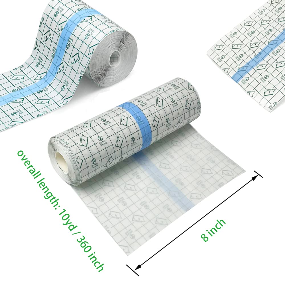 Flatoedu Tattoo Aftercare Bandage Roll in use during shower