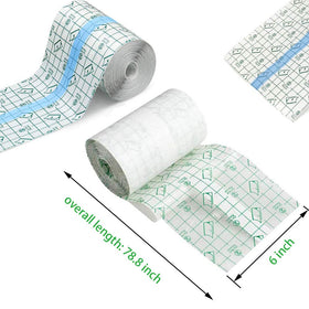 Flatoedu Tattoo Aftercare Bandage Roll roll length display