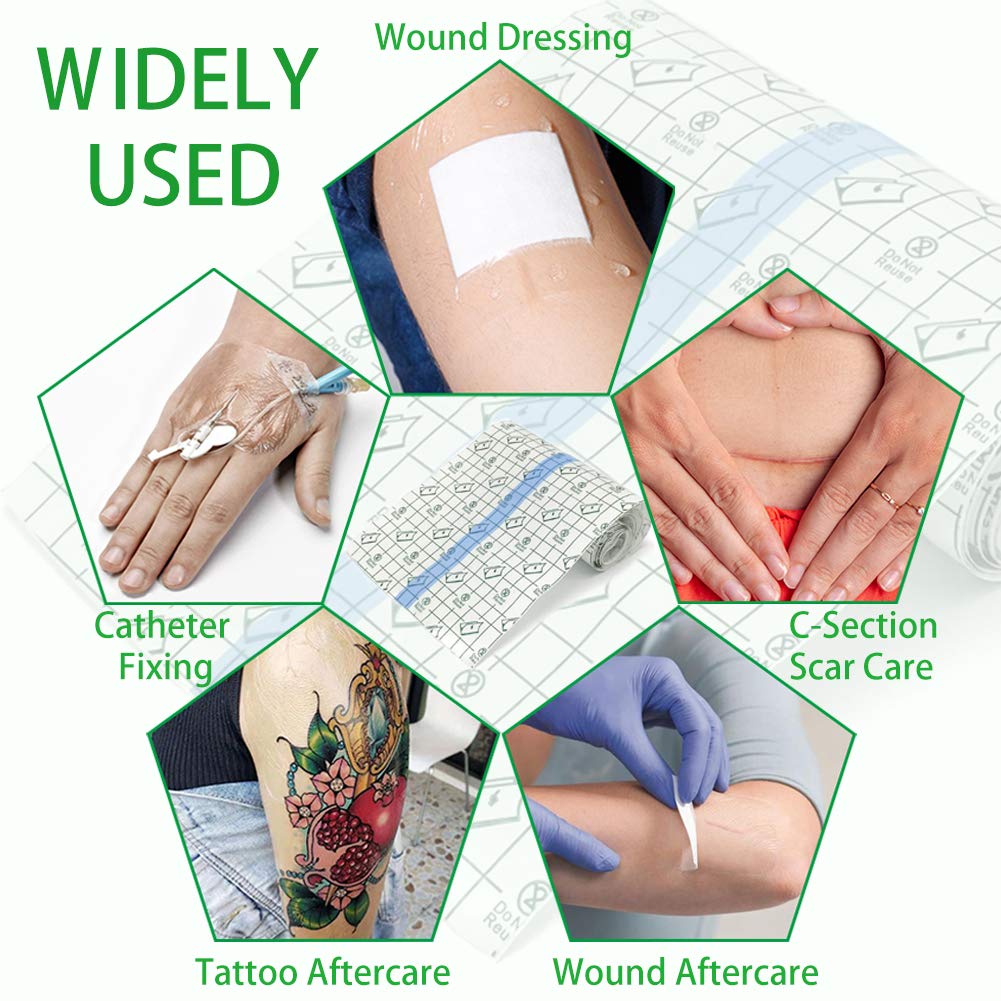 Flatoedu Tattoo Aftercare Bandage Roll texture close-up