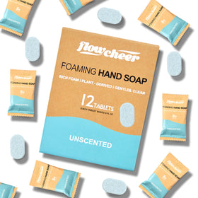 flowcheer Foaming Hand Soap Tablets 12 Pack front view