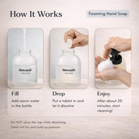 flowcheer Ocean Breeze scent hand soap foam