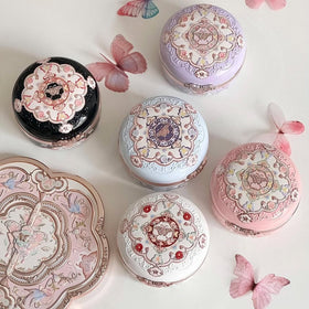 Flower Knows blush duo in lifestyle setting on vanity