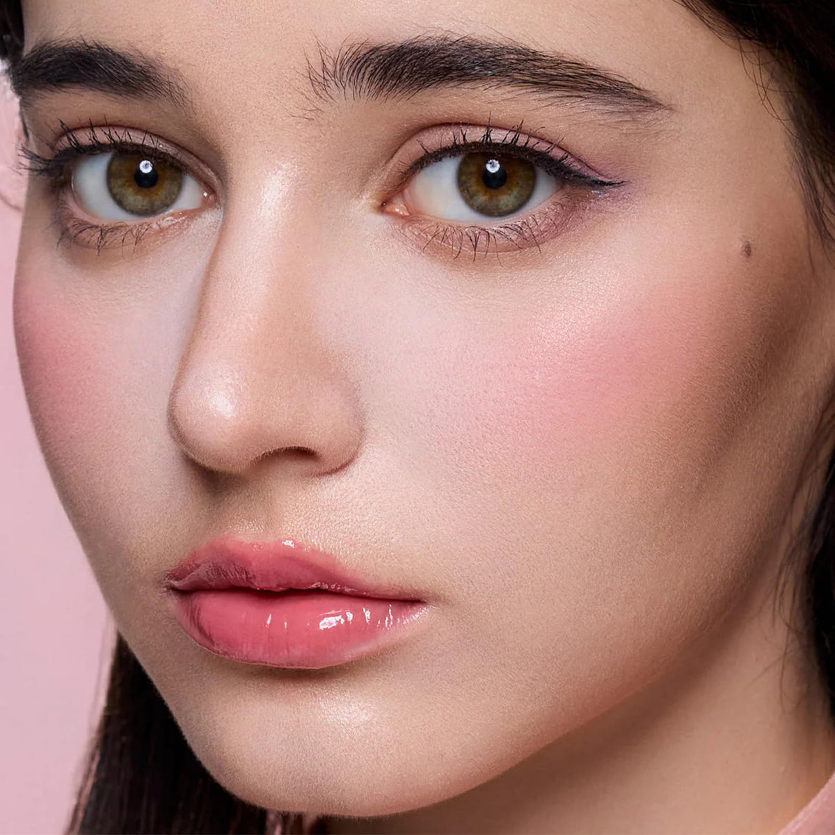 Flower Knows blush duo showing frosted blue and warm rose shades
