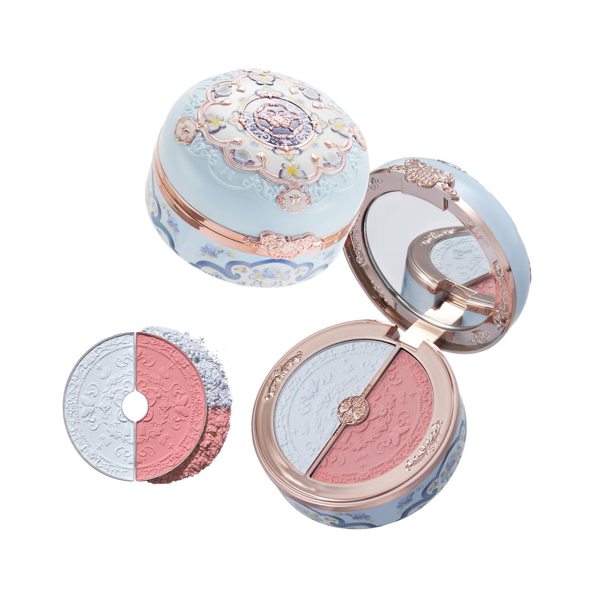 Flower Knows Butterfly Cloud Collar Blush Duo 02 Seaborne Moon front view