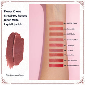 Flower Knows Lip Cream applicator close-up showing precise tip