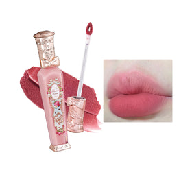 Flower Knows Strawberry Rococo Cloud Lip Cream front view in Muted Rose Pink