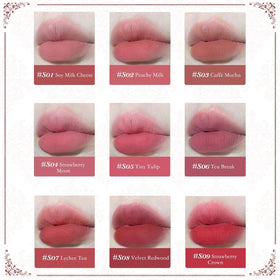 Flower Knows Strawberry Rococo Cloud Lip Cream Soft Coral Peach side view