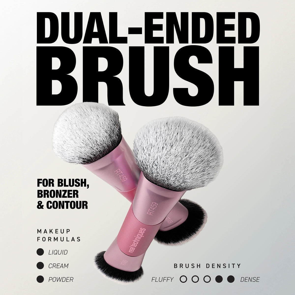 Fluffy side of the Real Techniques Ultimate Multi-Tasker Brush for powder application