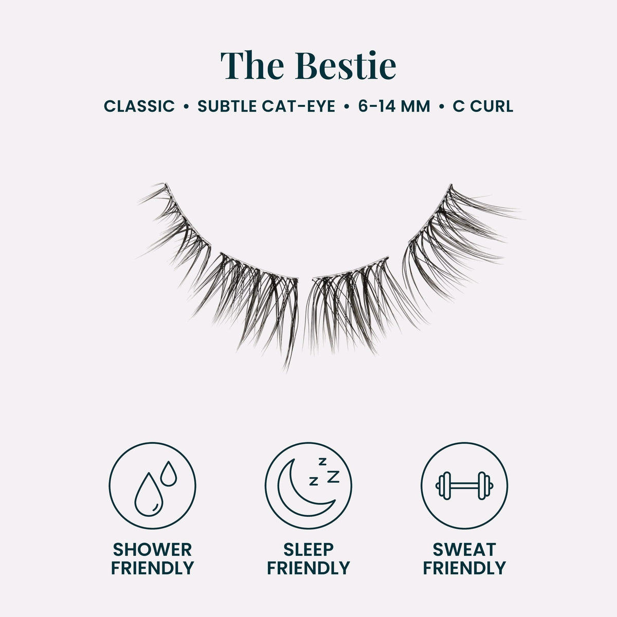 FlutterHabit Underlash Extensions in Black with varying lengths 6-14mm