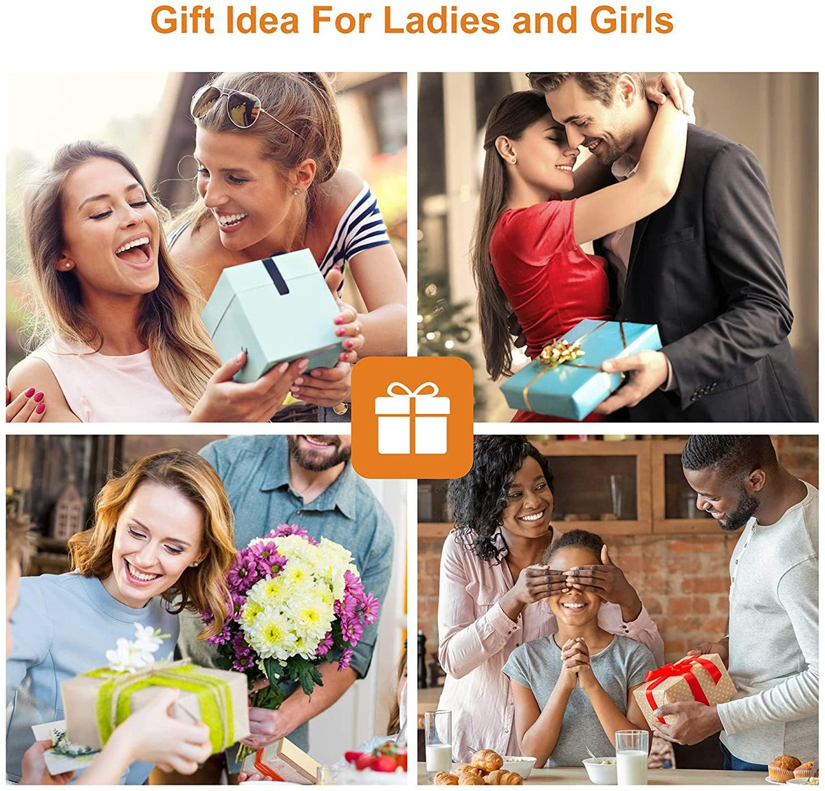 Flymiro Tri-fold Lighted Makeup Mirror folded for storage