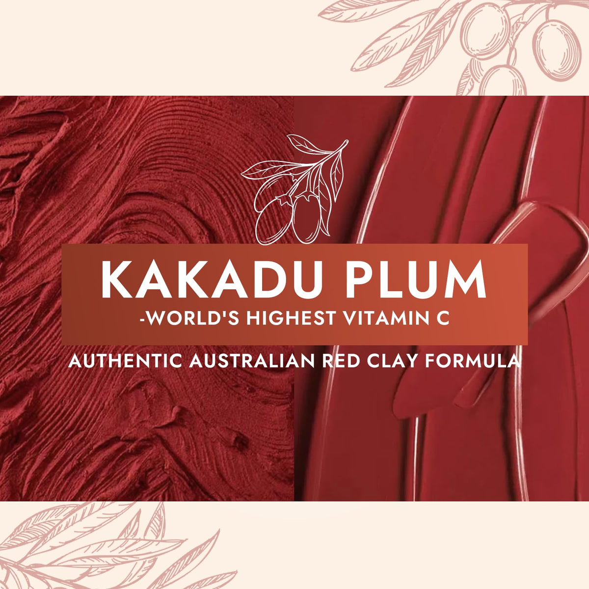 FMRFMR Australian Red Clay Face Mask tube with ingredients