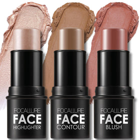 FOCALLURE 3 Pcs Cream Contour Sticks set front view