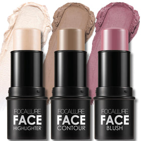 FOCALLURE 3 Pcs Cream Contour Sticks Set front view